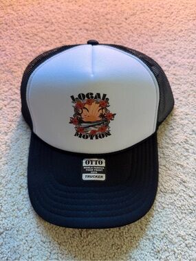 Local Motion  Black Mesh Trucker Hat